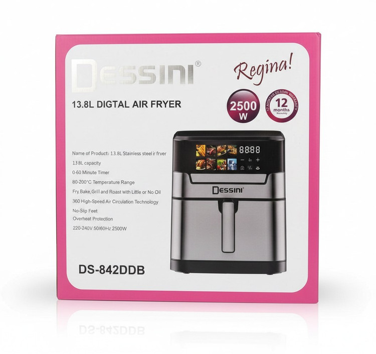 سرخکن دسینی اصلی دوالمنت 13/8 لیتر مدل DS-842